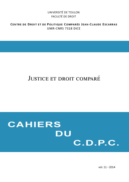 Les Cahiers du CDPC - vol. 11